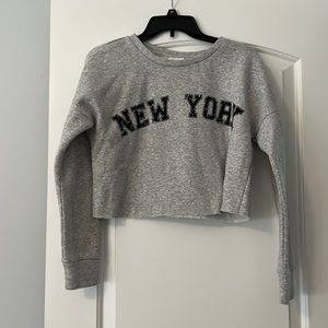 Abound Cropped New York Sweatshirt